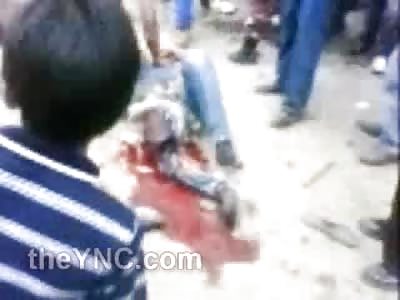 Bodies on the Road Following Terrible Accident