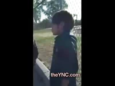 All Fun and Games until the Psycho 6th Grade Girl stops a Guy Fight??