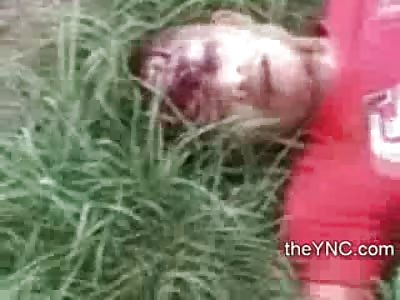 Male and Female Death by Stabbing, Male still Gasping for Breath