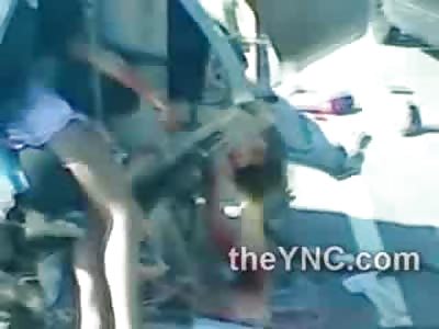 4 Teenage Girls hit Electric Pole and Killed on the Way to School