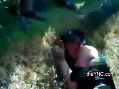 Praying Man slowly Beaten to Death by Angry Mob