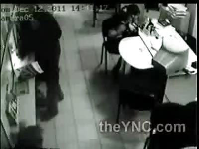 Brazen Russian Bank Robbery leaves One Man Dead after Robbers Fire Automatic Weapons on Crowd