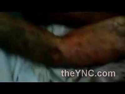 Meet the Skeleton Man ... Body only a Few Hours Dead and Dude Already Looks like a Mummy