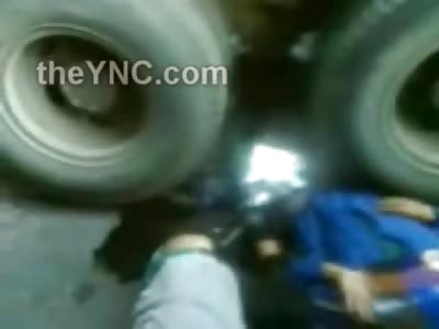 Together Forever: Couple Stuck Under Truck Crying for Help Following Motorcycle Accident 