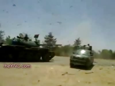 FULL Video of Insurgent BLASTED 15 Feet in the Air after Shell Blows up in his Face (Watch Slow Motion)