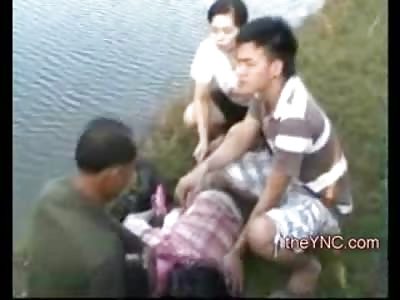 Grandmother Drowned to Death with her Granddaughter Gripped in her Arms