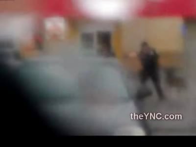 Man pulls Crow Bar on Officer and is Shot 10 Times to Death outside of a Restaurant in California