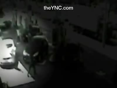 Worlds Worst Female Driver hits One Man, Drives into Store, and Backs out into a Car all at Once