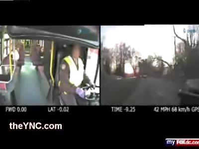Horrific Fatal Bus Crash Sends People flying 