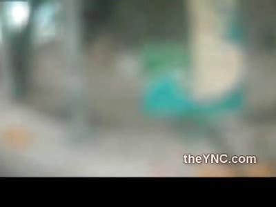 Fed Ex Crashes into Bus Sending People Flying Everywhere