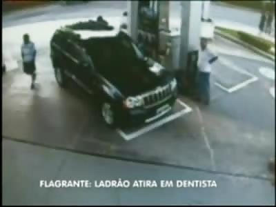 Dentist Shot Dead at Gas Station Robbery in front of his Wife