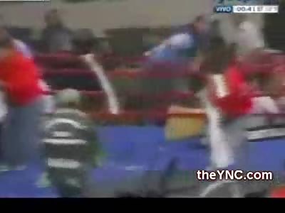Angry Brazilian Crowd Attacks Boxer that Beat the Hometown Favorite