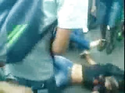 Girl has a Crying Nervous Breakdown after Brutal Beatdown in Front of All