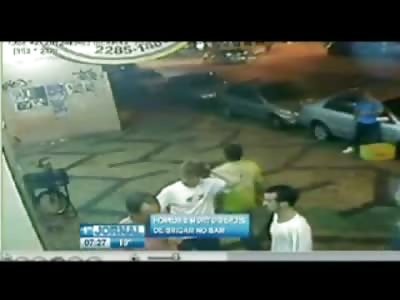 Older Man shot to Death while Eating by Younger Guy after Fight outside Bar