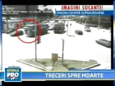 Man Brutally Run Over by Truck Driver who never saw Him (Watch Slow Motion)