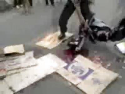 Helmet Implosion...Biker Head Explodes on the Highway