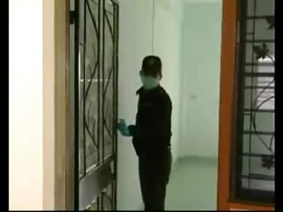 Pretty Girl with Dirty Feet Strangled to Death in her Lonely Apartment