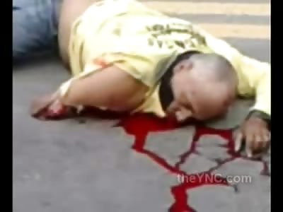 Men are a Bloody Dead Mess After Accident