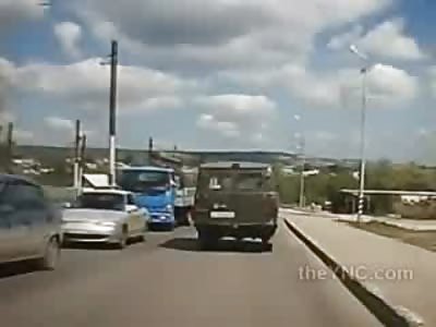 Poor Kid Ran over by Speeding Van