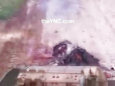 I Disregard the Dead....Tank Brigade Runs over Body like a Squirrel in the Street 