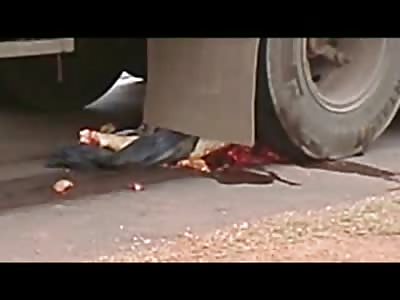 Not Doing to Well Under that Trucks Wheel