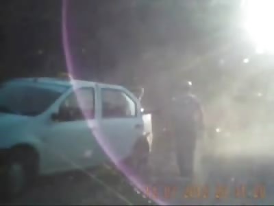 Girl Getting into Cab is Creamed by Vehicle