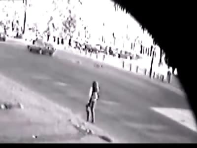 Unlucky Biker Hit Twice