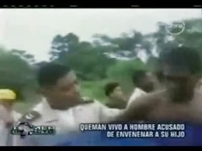 Poor Soul is Hunted Down, Beaten, Tied to a Tree and Burned Alive 