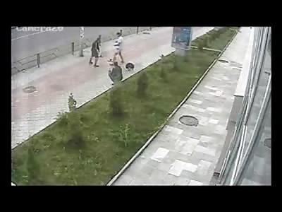 Trained MMA Fighter vs. Average Slob on the Street....