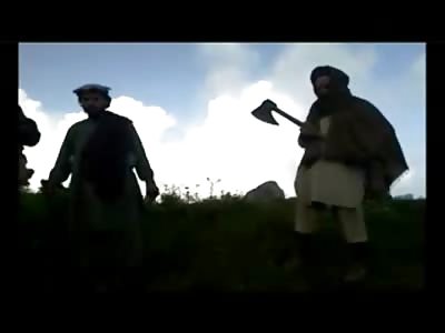 Real Life Barbarians show off Human Heads that they Personally Carved Up