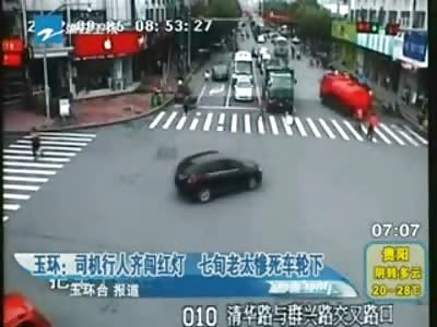 Bad Bad J Walker Killed by Dump Truck on the Street