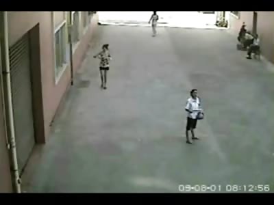 Woman Killed in Horrific Bizarre Accident Crushed to Death against Cement Wall (Watch Slow Motion)