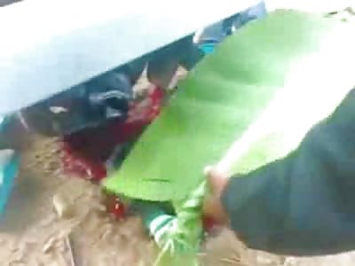 At least She made sure She Matched her Pretty Green Gloves and Socks that Morning