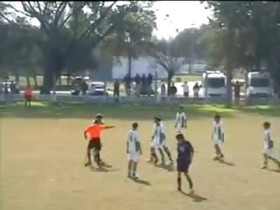 How to get a Referee to Run Home during the Middle of the Game....