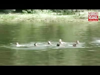 When Practicing for the Swim Team goes Terribly Wrong....