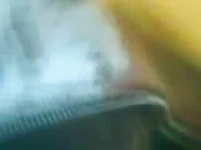 Disgusting Video of Man Picking up Coagulated Blood that looks like Raw Eggs....Gross