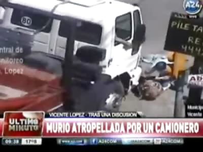 Brutal Road Rage Fight Turns Fatal as the Wife of one of the Men is Ran Over by a Truck