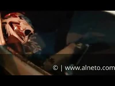 Biker Ends Up Inside Vehicle that Killed Him-