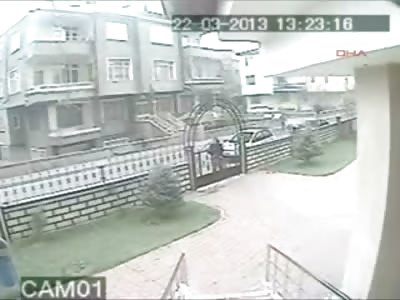 Man Struggling in the Wind is Killed during Violent Storm, Watch Slow Motion