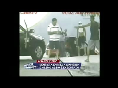 Man Robbing a Gas Station Shoots Man Giving him his Keys