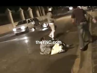 IMPACT: The Sound when Bike Collides with Pedestrain