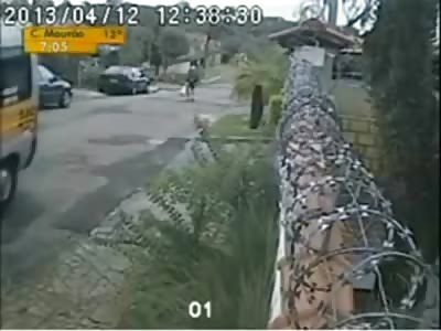 Elderley Man Killed When a Bus Backed up Over him Then Drove Off