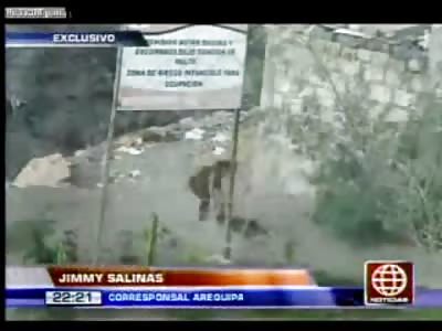 Woman in a Rage Throws Her Husbands Mistress over a Cliff