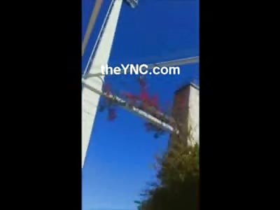 Girl does the Worlds Highest Belly Flop and Lives to Cry About It (Failed Suicide)