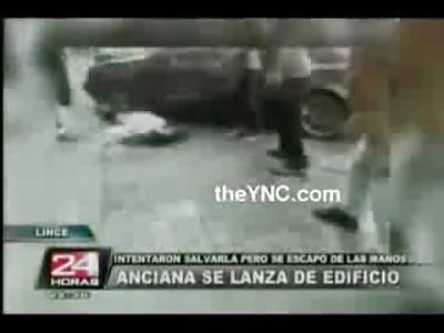 Elderly Woman with Alzheimer's Jumps to her Death onto the Street 