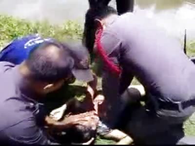 Young Girl Drowns in Lake Police Try Hard CPR but Sadly its Too Late... Little Brother Watches Crying