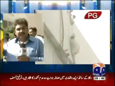 3 Muslims Die as they Fall to their Deaths from Burning Building in Pakistan