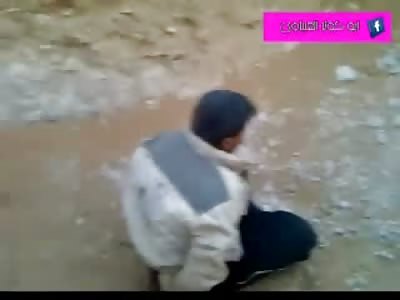 Man has his Posture fixed by Assassin before he is Executed