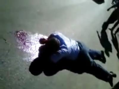 Man shot in the Neck Dying on the Street as he asks for Help (Haiti)