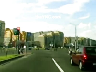 Little Girl Escapes Her Mothers Grasp only to get Ran Over